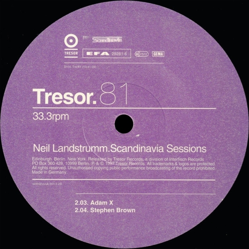 Neil Landstrumm - Scandinavia Sessions [TRESOR081]